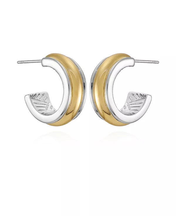 Двухцветные открытые серьги-кольца T Tahari, gold
Двухцветные открытые серьги-кольца T Tahari, gold