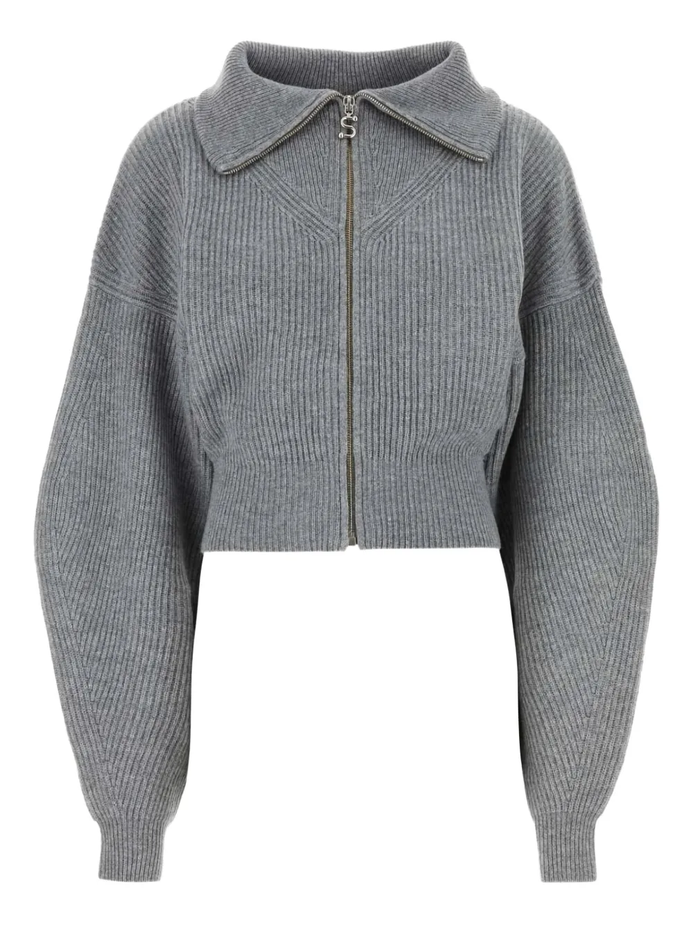 Кардиган на молнии в рубчик SPORTMAX, серый
Кардиган на молнии в рубчик SPORTMAX, серый