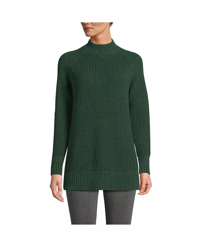 Женский легкий свитер с воротником-стойкой Drifter Shaker Lands' End, зеленый
Женский легкий свитер с воротником-стойкой Drifter Shaker Lands' End, зеленый