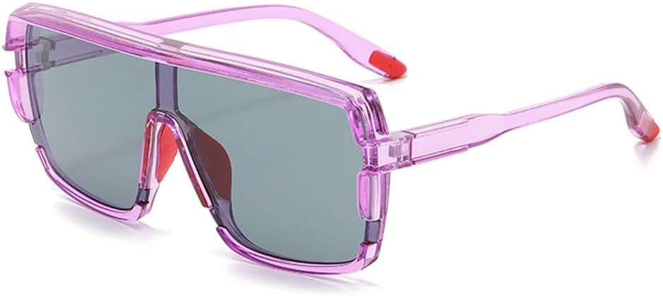 Солнцезащитные очки в крупной оправе для мужчин, цельные линзы, солнцезащитные очки для женщин, зеленые, фиолетовые, с защитой от УФ-излучения UV400, аксессуары generic, Purple With Grey
Солнцезащитные очки в крупной оправе для мужчин, цельные линзы, солнцезащитные очки для женщин, зеленые, фиолетовые, с защитой от УФ-излучения UV400, аксессуары generic, Purple With Grey