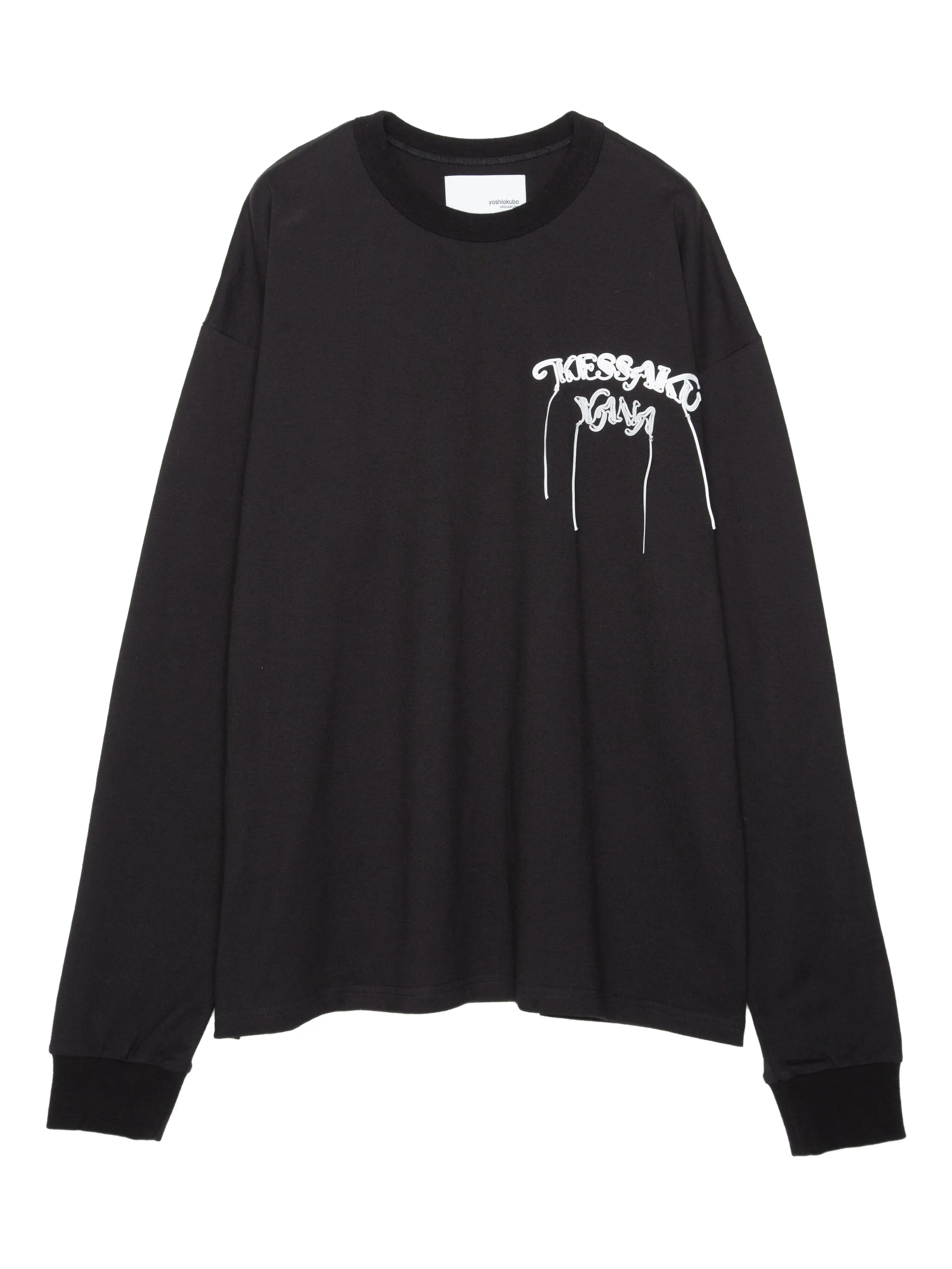 Футболка с длинными рукавами и графичным принтом Yoshiokubo, черный
Футболка с длинными рукавами и графичным принтом Yoshiokubo, черный
