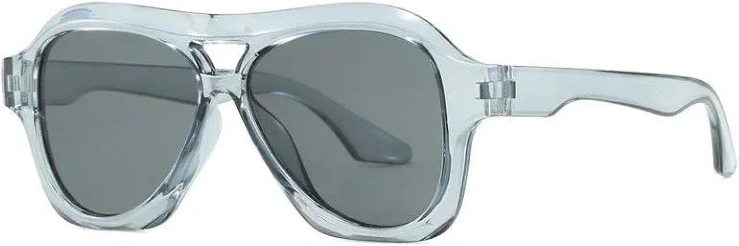 Модные солнцезащитные очки с двойной перемычкой большого размера для женщин, ретро, гелевые, с защитой от УФ-излучения UV400, для мужчин, в стиле панк TVTBBVV, Gray Gray
Модные солнцезащитные очки с двойной перемычкой большого размера для женщин, ретро, гелевые, с защитой от УФ-излучения UV400, для мужчин, в стиле панк TVTBBVV, Gray Gray