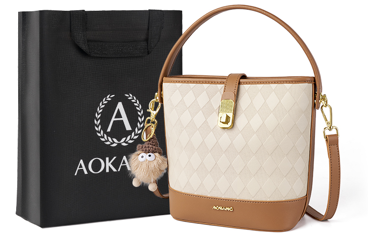 Кожаная ведерка сумка женская среднего размера кремовый абрикос AOKANG
Кожаная ведерка сумка женская среднего размера кремовый абрикос AOKANG