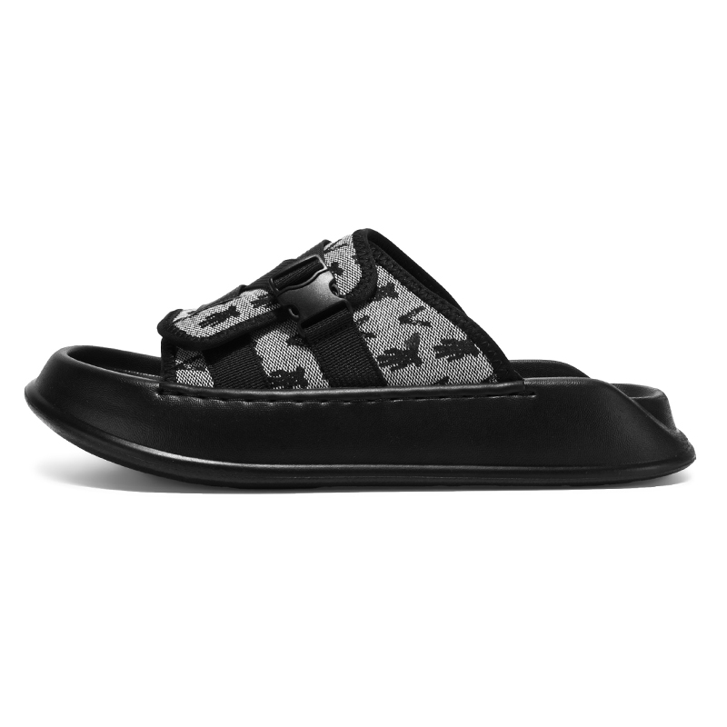 Мужские тихие быстросохнущие тапочки-слайды Colorful Creations, Black
Мужские тихие быстросохнущие тапочки-слайды Colorful Creations, Black