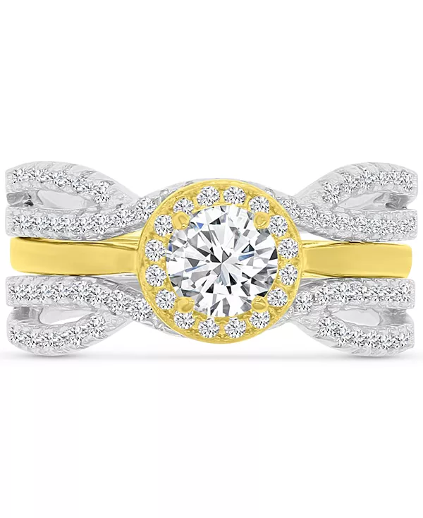 Кольцо-Солитер с кубическим цирконием, выполненное в стиле твист, с эффектом стекирования Macy'S, gold
Кольцо-Солитер с кубическим цирконием, выполненное в стиле твист, с эффектом стекирования Macy'S, gold