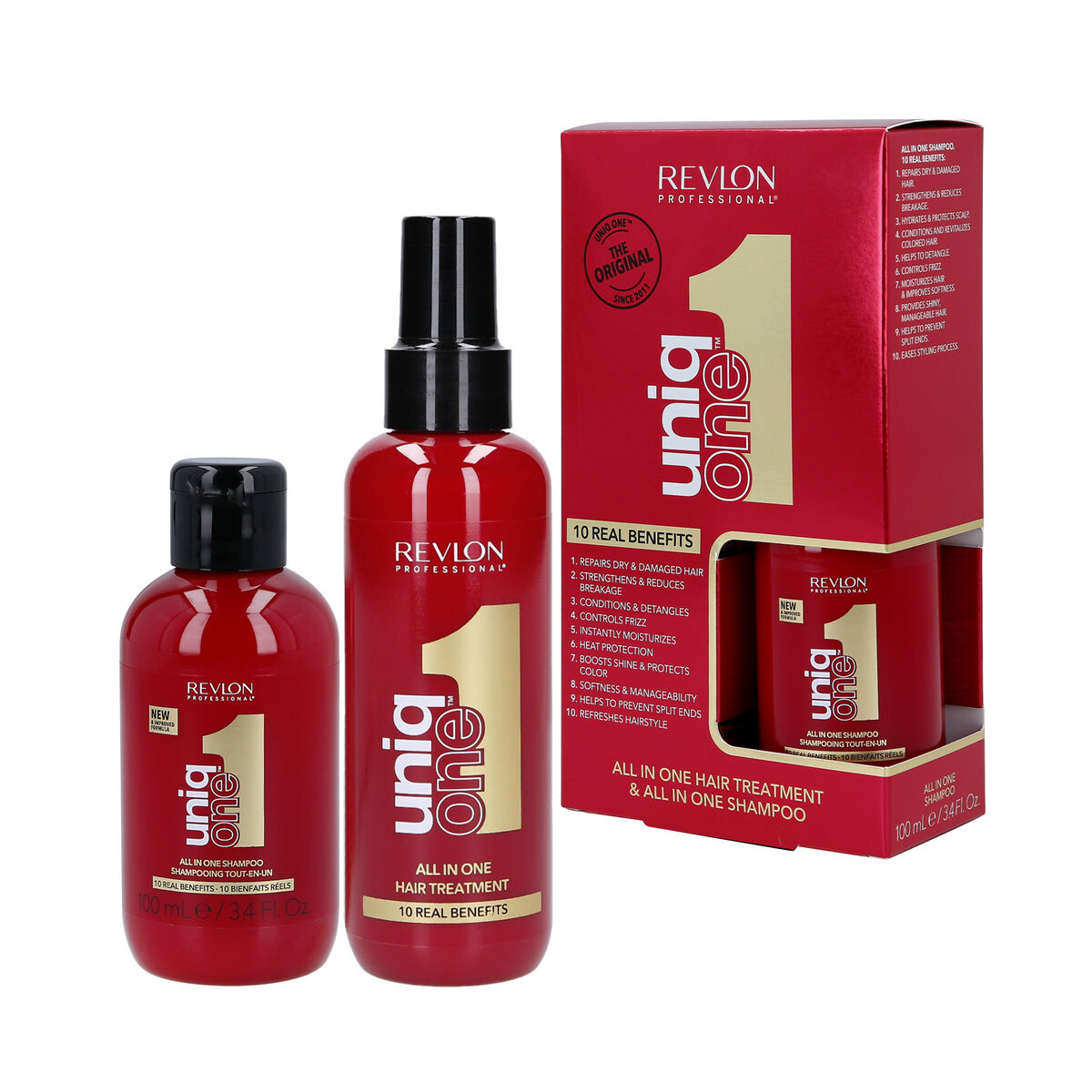 REVLON PROFESSIONAL UNIQ ONE ВСЕ В ОДНОМ НАБОР ДЛЯ ВОЛОС ШАМПУНЬ 150 МЛ + КОНДИЦИОНЕР 100 МЛ
REVLON PROFESSIONAL UNIQ ONE ВСЕ В ОДНОМ НАБОР ДЛЯ ВОЛОС ШАМПУНЬ 150 МЛ + КОНДИЦИОНЕР 100 МЛ