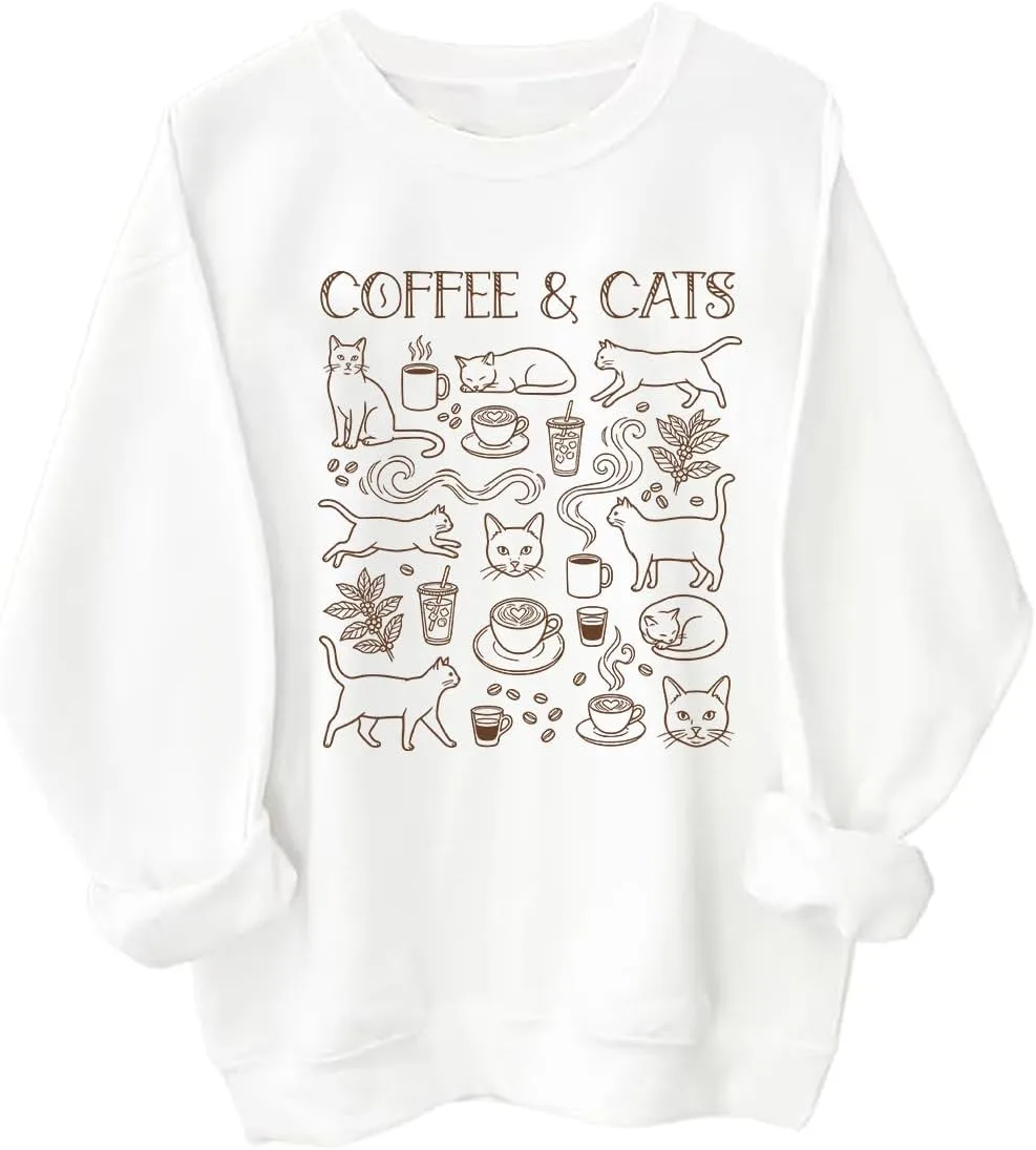 Кофта с принтом Coffee And Cats Cynvor
Кофта с принтом Coffee And Cats Cynvor