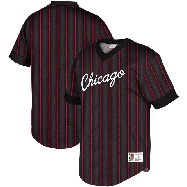 Мужская сетчатая футболка Mitchell & ness nba Chicago Bulls с надписью Mitchell And Ness, черный
Мужская сетчатая футболка Mitchell & ness nba Chicago Bulls с надписью Mitchell And Ness, черный