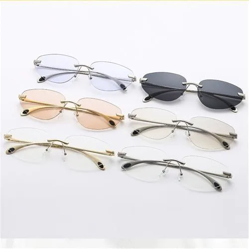 Винтажные безрамочные солнцезащитные очки 2027 года для женщин, панк-очки для мужчин, очки для активного отдыха, мужские безрамочные очки MTZJH, C1 Silver Black
Винтажные безрамочные солнцезащитные очки 2027 года для женщин, панк-очки для мужчин, очки для активного отдыха, мужские безрамочные очки MTZJH, C1 Silver Black