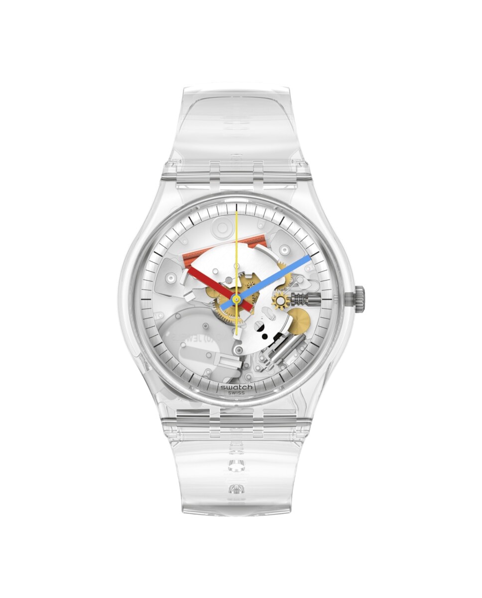 Ярко-мягкие часы с белым ремешком из органического материала Swatch, белый
Ярко-мягкие часы с белым ремешком из органического материала Swatch, белый
