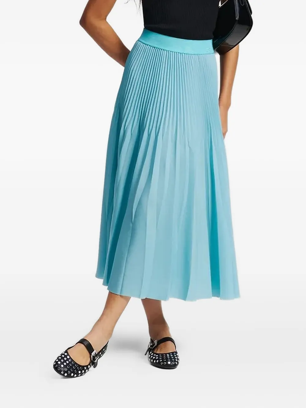 Юбка миди со складками KARL LAGERFELD, синий
Юбка миди со складками KARL LAGERFELD, синий