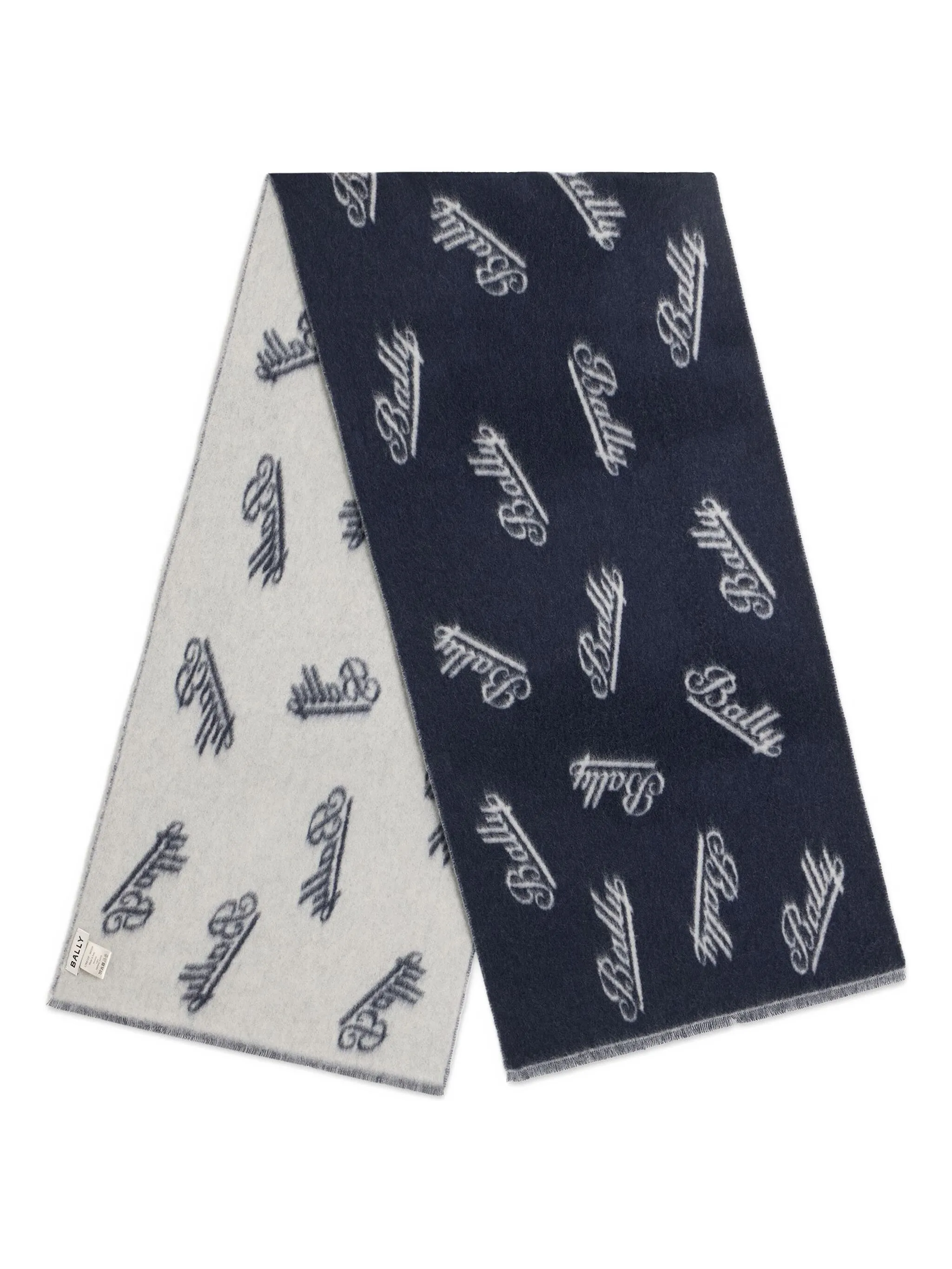 Шарф с жаккардовым логотипом Bally, синий
Шарф с жаккардовым логотипом Bally, синий