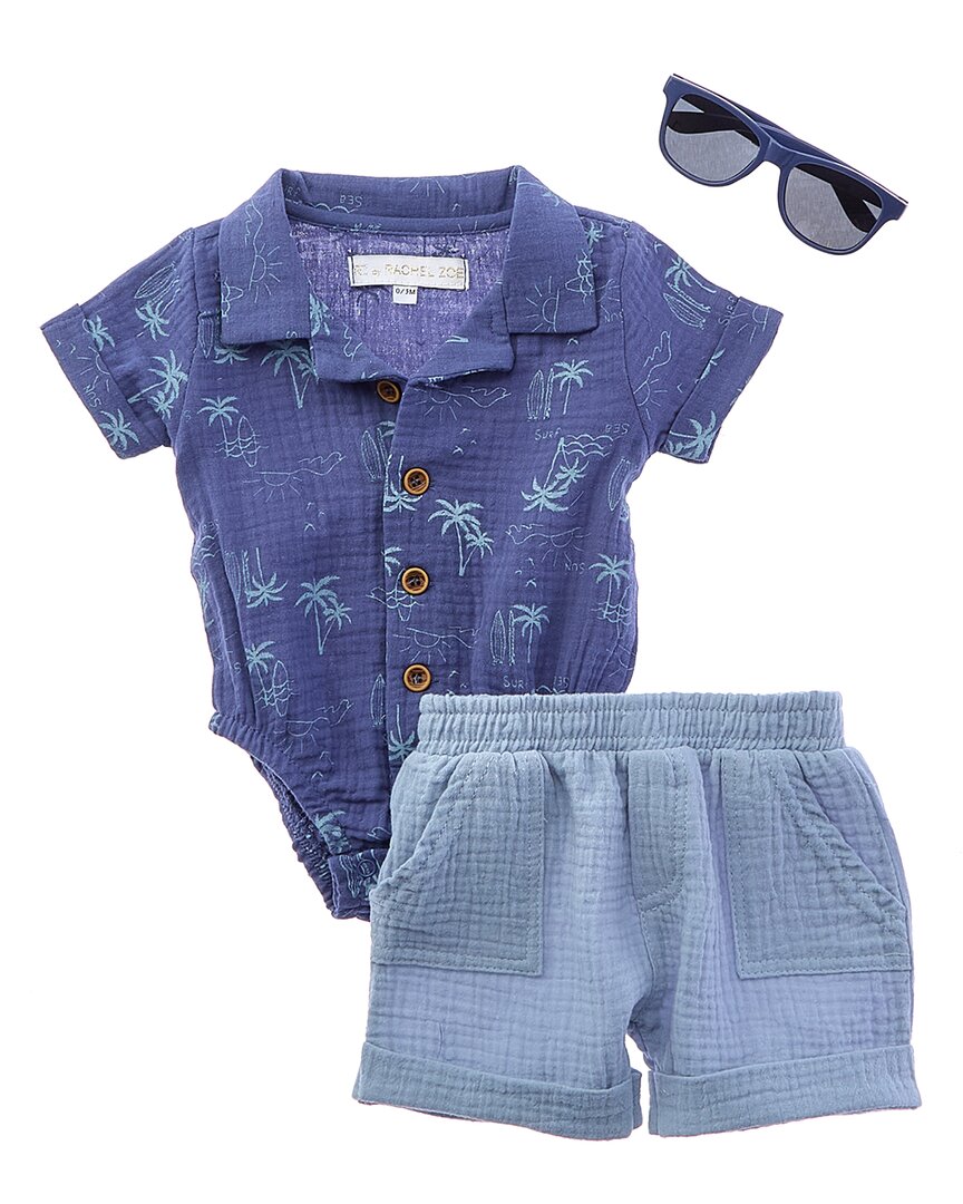 Рэйчел Зои Комплект из 3 предметов из марли с шортами и солнцезащитными очками Rachel Zoe, мультиколор
Рэйчел Зои Комплект из 3 предметов из марли с шортами и солнцезащитными очками Rachel Zoe, мультиколор