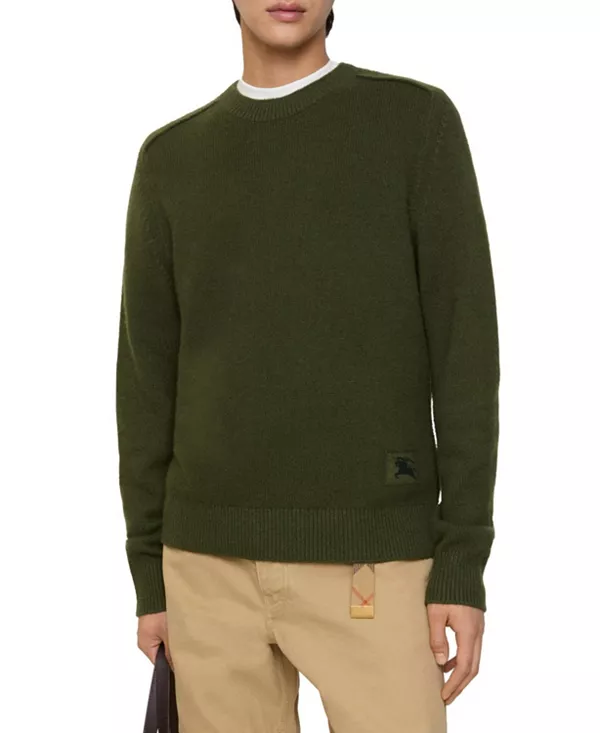 Кашемировый свитер Burberry, зеленый
Кашемировый свитер Burberry, зеленый