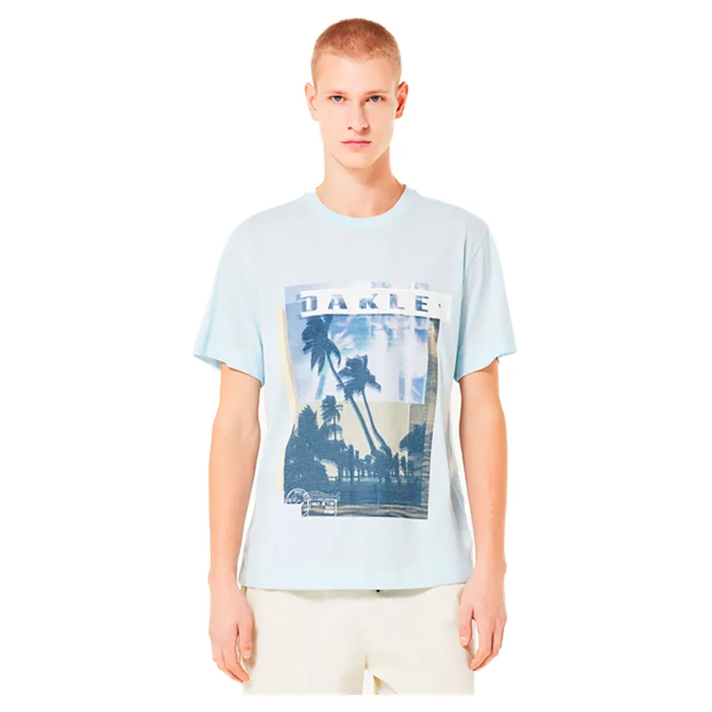 Футболка с коротким рукавом Oakley Palm, синий 
Футболка с коротким рукавом Oakley Palm, синий