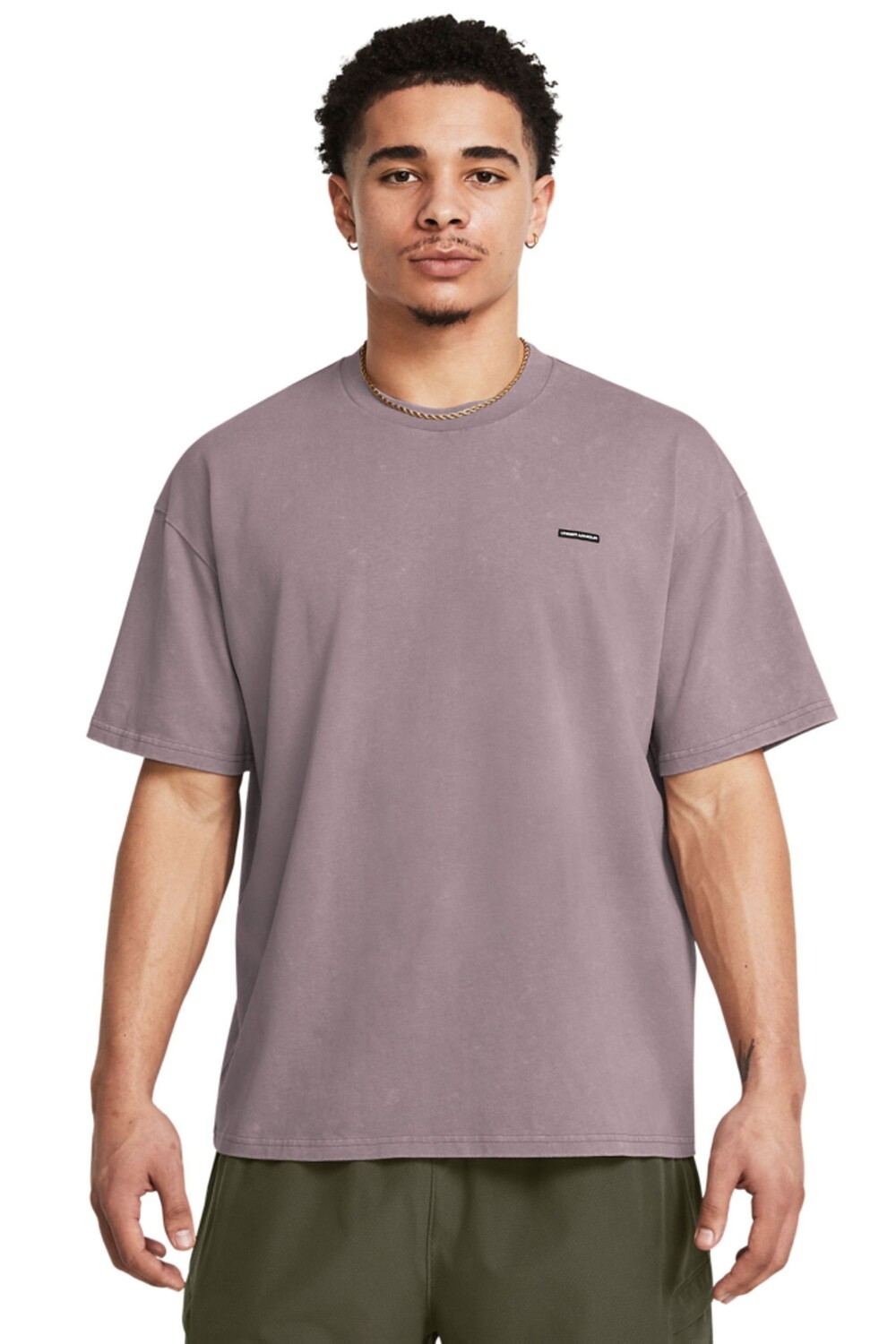 Футболка с короткими рукавами и объемным логотипом Under Armour, коричневый
Футболка с короткими рукавами и объемным логотипом Under Armour, коричневый