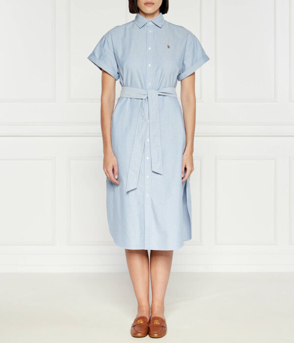 Платье с поясом Polo Ralph Lauren, синий
Платье с поясом Polo Ralph Lauren, синий