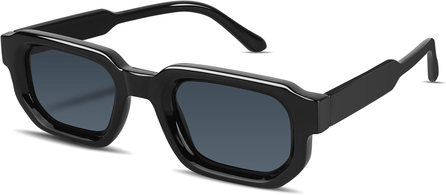 Ретро квадратные солнцезащитные очки для женщин и мужчин, винтажные прямоугольные, в толстой оправе, модные массивные женские очки GM9605 GIGIMOTTE, Black Frame /Black Grey Lenses
Ретро квадратные солнцезащитные очки для женщин и мужчин, винтажные прямоугольные, в толстой оправе, модные массивные женские очки GM9605 GIGIMOTTE, Black Frame /Black Grey Lenses