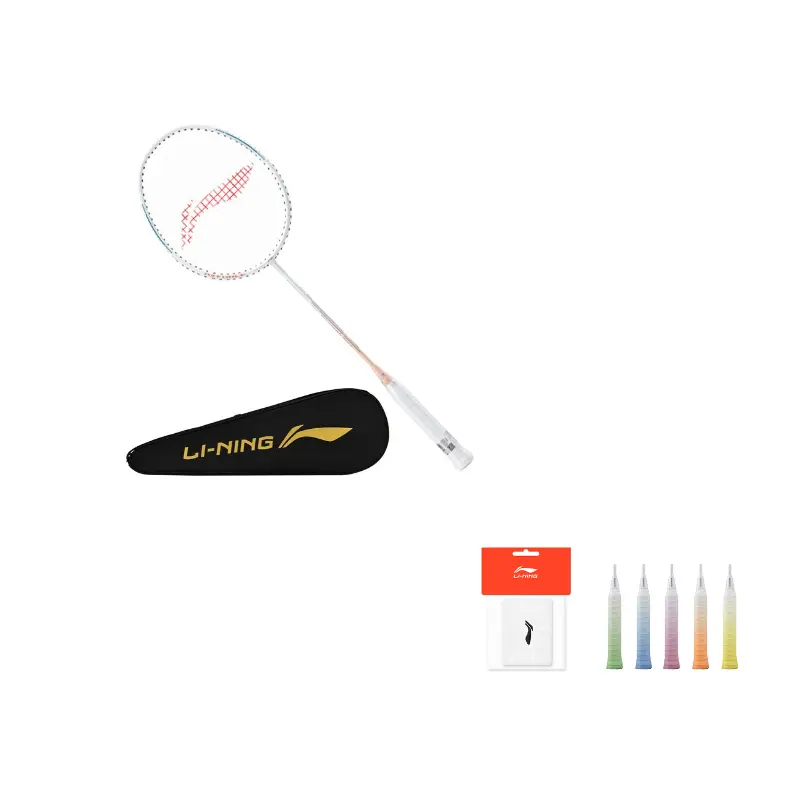 LINING Thunder 08 бадминтонная ракетка атакующего типа с утяжеленной головкой, жестким стержнем Pink/Blue
LINING Thunder 08 бадминтонная ракетка атакующего типа с утяжеленной головкой, жестким стержнем Pink/Blue