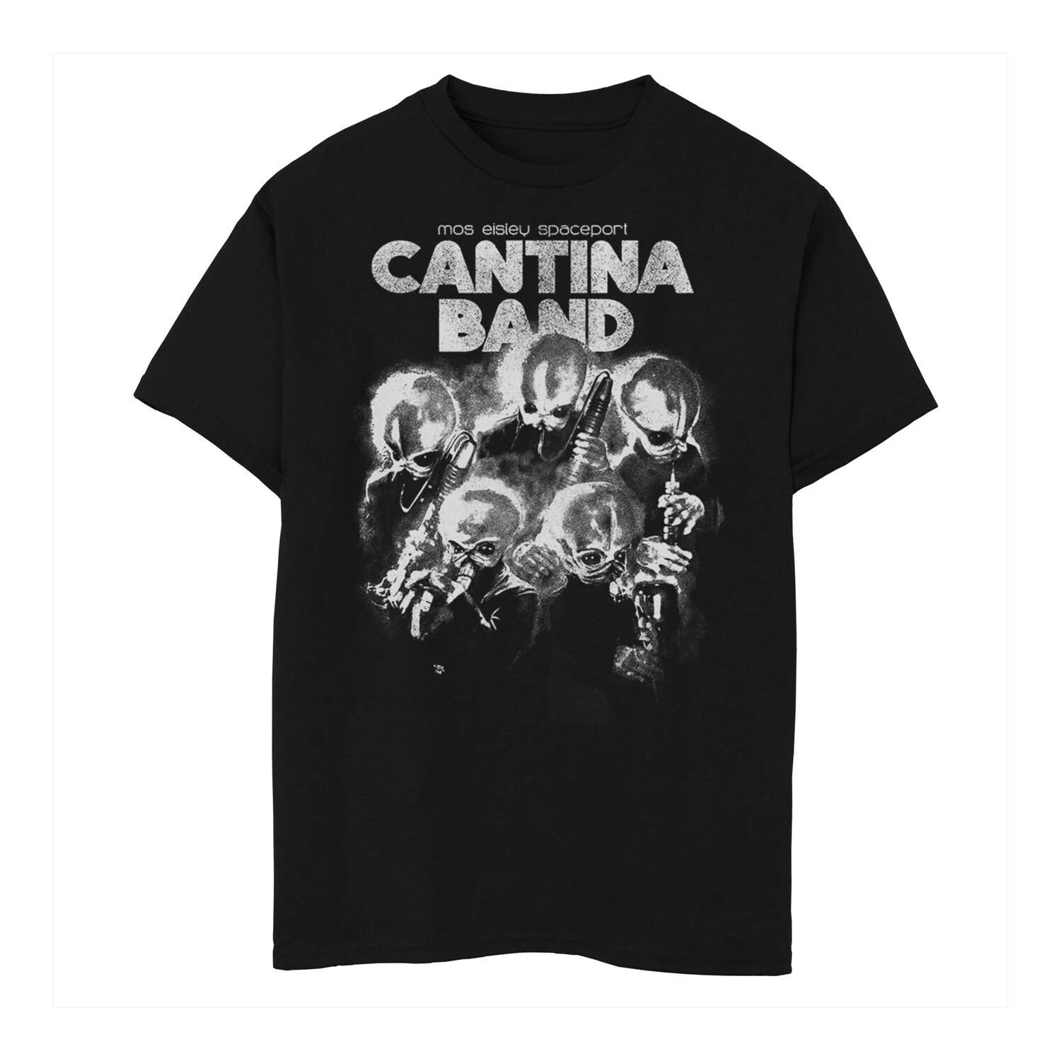 Футболка с портретом группы «Космопорт Кантина Мос-Эйсли» для мальчиков 8–20 лет Licensed Character