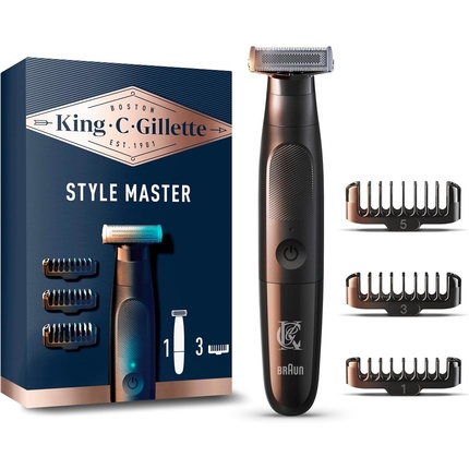 Триммер для бороды Style Master для мужчин с технологией Centercut King C. Gillette
Триммер для бороды Style Master для мужчин с технологией Centercut King C. Gillette