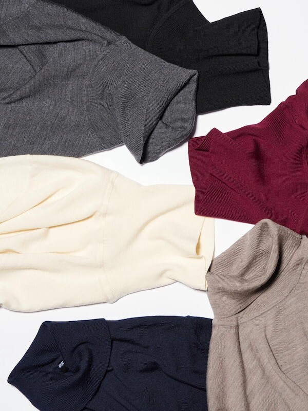 Джемпер с высоким воротом из мериноса Uniqlo, серый
Джемпер с высоким воротом из мериноса Uniqlo, серый