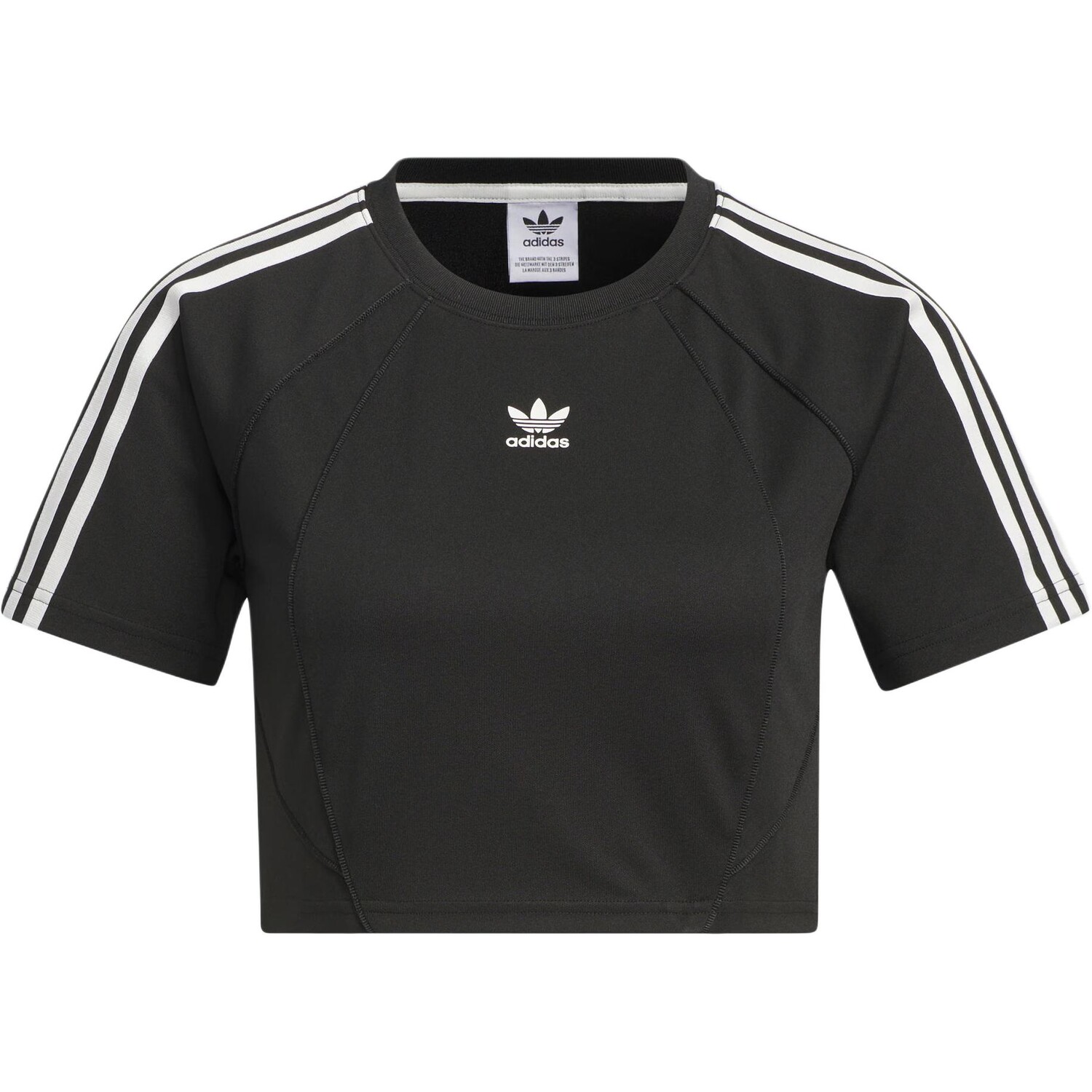 Футболка BABY TEE женская черная Adidas Originals
Футболка BABY TEE женская черная Adidas Originals