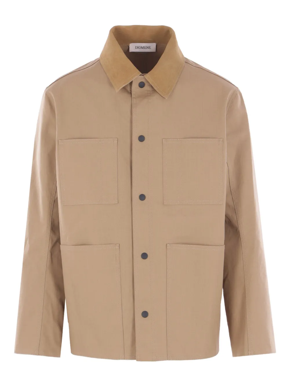 Куртка с накладными карманами Diomene, коричневый
Куртка с накладными карманами Diomene, коричневый