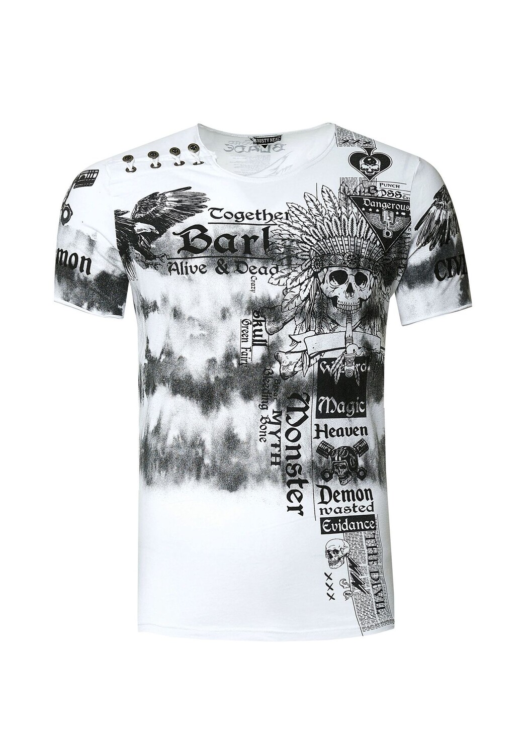 Футболка в повседневном стиле в стиле батик RUSTY NEAL
Футболка в повседневном стиле в стиле батик RUSTY NEAL