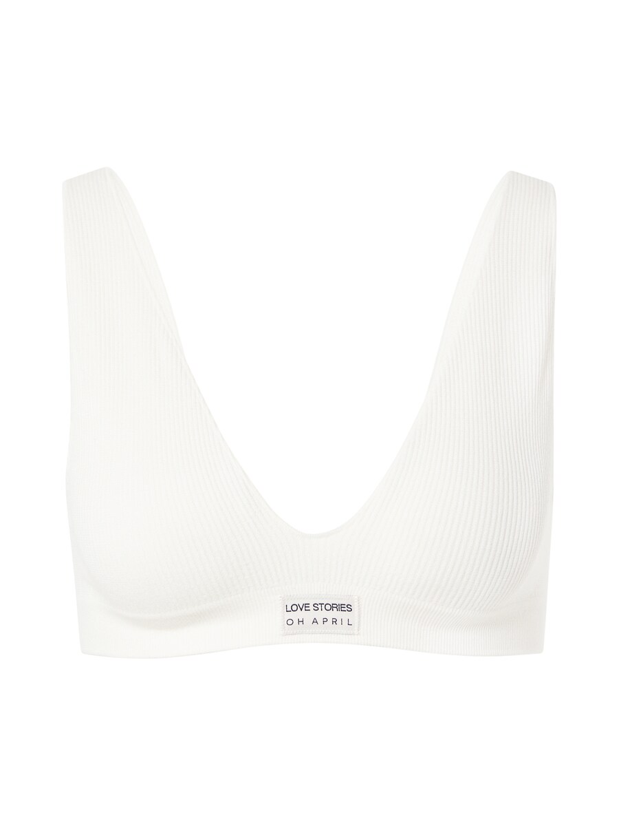 Бюстгальтер-бралетт OH APRIL OH APRIL x LOVE Stories - Josey, белый 
Бюстгальтер-бралетт OH APRIL OH APRIL x LOVE Stories - Josey, белый