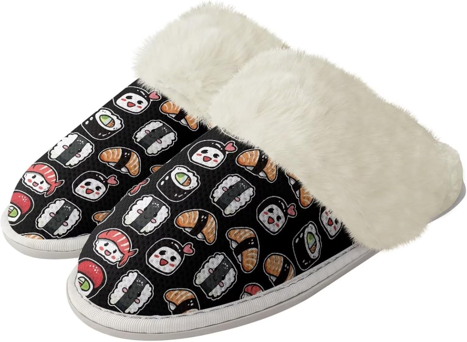 Домашние тапочки для женщин и мужчин, уютные, теплые, зимние, с противоскользящей подошвой, унисекс, моющиеся, удобные, с закрытым носком, для спа-процедур и ванны Watdotory, Cartoon Sushi
Домашние тапочки для женщин и мужчин, уютные, теплые, зимние, с противоскользящей подошвой, унисекс, моющиеся, удобные, с закрытым носком, для спа-процедур и ванны Watdotory, Cartoon Sushi