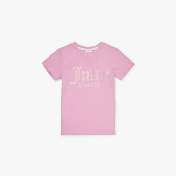 Футболка Diamante с короткими рукавами из хлопкового трикотажа 7-16 лет Juicy Couture, розовый
Футболка Diamante с короткими рукавами из хлопкового трикотажа 7-16 лет Juicy Couture, розовый