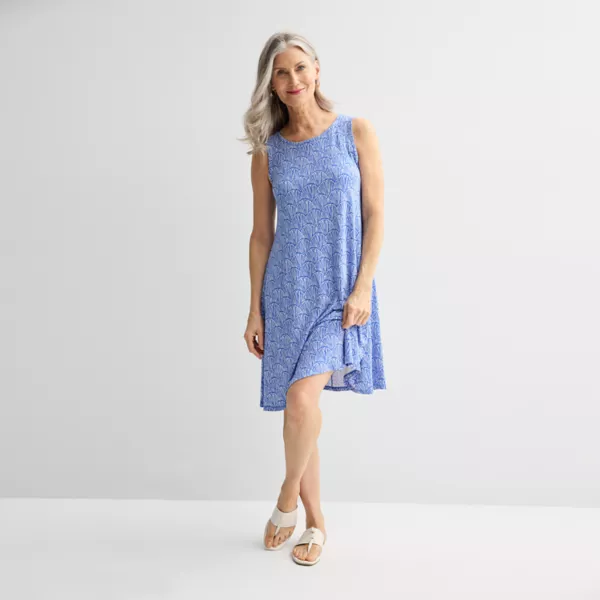 Миниатюрное платье-майка с расклешенным силуэтом без рукавов Croft & Barrow, цвет blue shell tile
Миниатюрное платье-майка с расклешенным силуэтом без рукавов Croft & Barrow, цвет blue shell tile