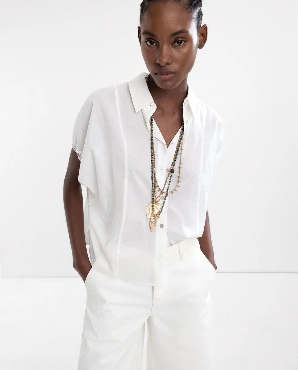 Женская футболка 100% хлопок короткий рукав однотонная Parfois, белый
Женская футболка 100% хлопок короткий рукав однотонная Parfois, белый