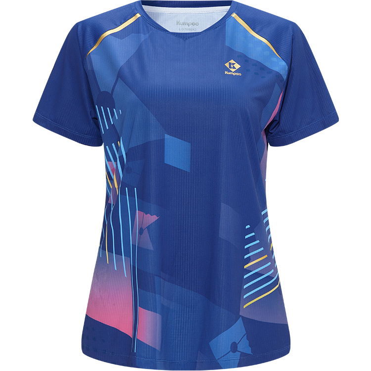 Женская синяя одежда для бадминтона KUMPOO
Женская синяя одежда для бадминтона KUMPOO