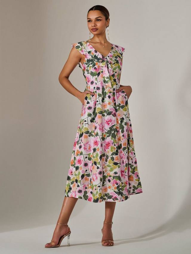 Платье midaxi с v-образным вырезом и оборкой Jolie Moi, разноцветный
Платье midaxi с v-образным вырезом и оборкой Jolie Moi, разноцветный