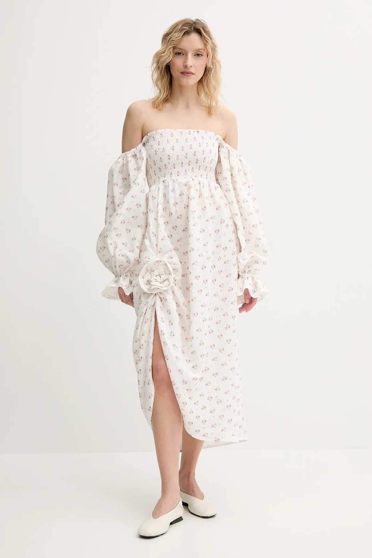 Платье из льна The Sleeper, белый
Платье из льна The Sleeper, белый