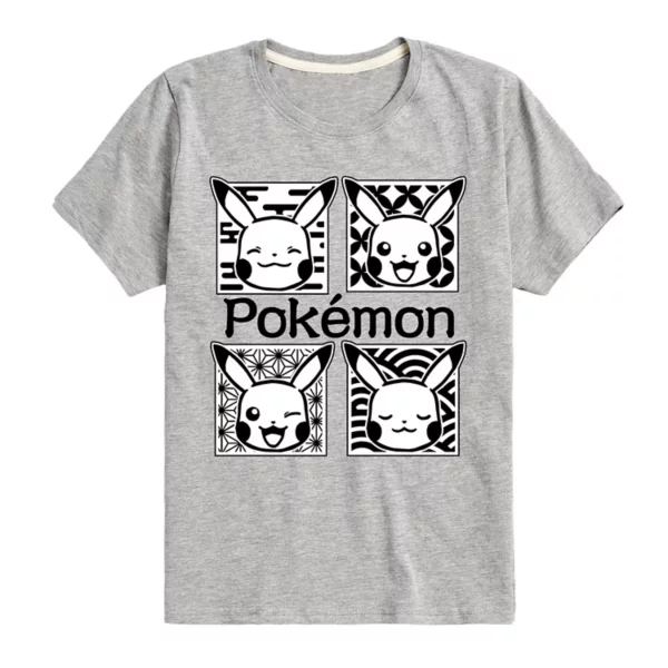 Мальчиковая футболка с сетчатым принтом покемона Pikachu в стиле вагара, размеры 8-20 Licensed Character, серый
Мальчиковая футболка с сетчатым принтом покемона Pikachu в стиле вагара, размеры 8-20 Licensed Character, серый