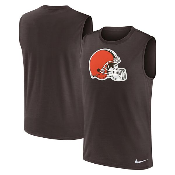 Мужская коричневая футболка-майка Cleveland Browns Blitz Legend Performance Nike
Мужская коричневая футболка-майка Cleveland Browns Blitz Legend Performance Nike