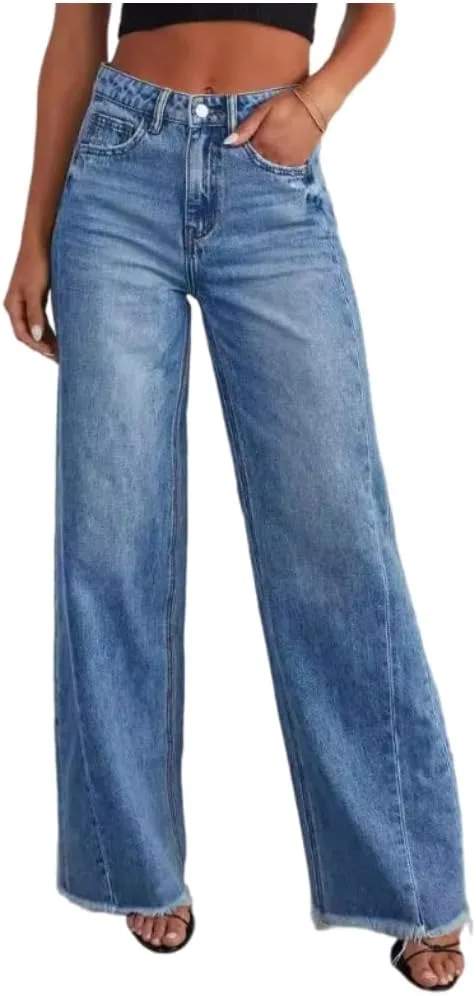Женские джинсы Wide Leg, Casual, высокие, прямые, с растяжкой, с меховым подолом
Женские джинсы Wide Leg, Casual, высокие, прямые, с растяжкой, с меховым подолом