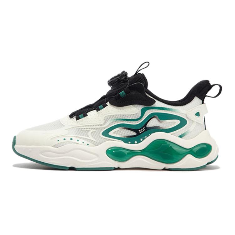 Нескользящая низкая детская обувь для подростков 361°KIDS, белый/зеленый/черный
Нескользящая низкая детская обувь для подростков 361°KIDS, белый/зеленый/черный