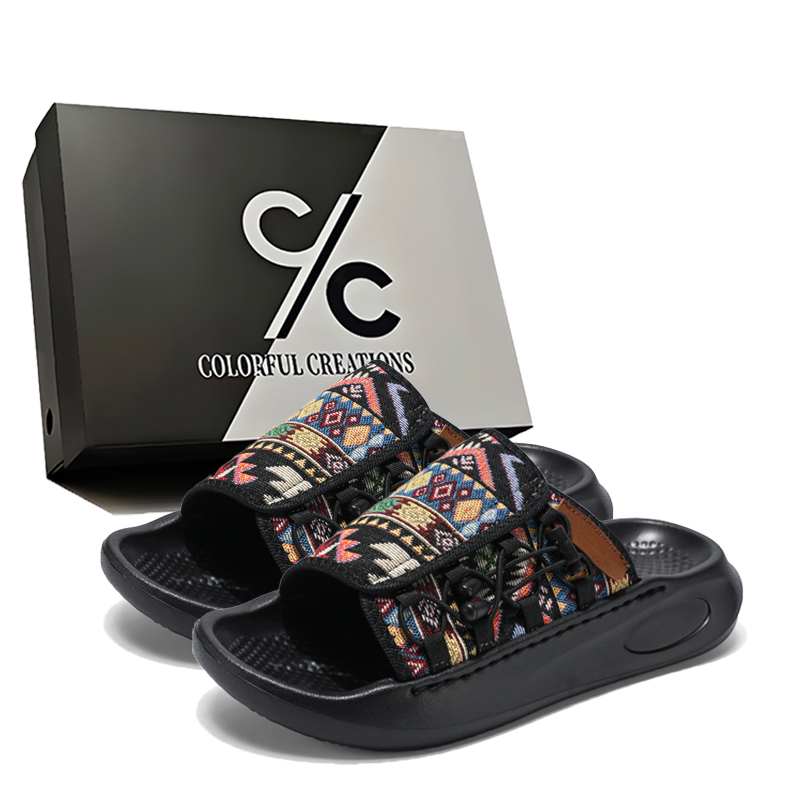 Тапочки-слайды EVA с тихими, нескользящими, быстросохнущими швами, мужская коробка Colorful Creations, Black
Тапочки-слайды EVA с тихими, нескользящими, быстросохнущими швами, мужская коробка Colorful Creations, Black