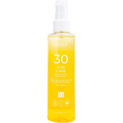 Солнечный спрей для тела и волос SPF 30 двухфазный для всех типов кожи Segle Clinical
Солнечный спрей для тела и волос SPF 30 двухфазный для всех типов кожи Segle Clinical