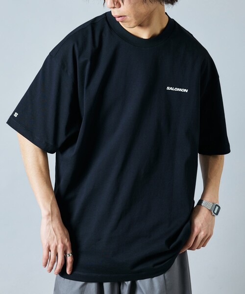 Футболка мужская с коротким рукавом, принт на груди, лимитированная коллекция FREAK'S STORE, Salomon, черный
Футболка мужская с коротким рукавом, принт на груди, лимитированная коллекция FREAK'S STORE, Salomon, черный