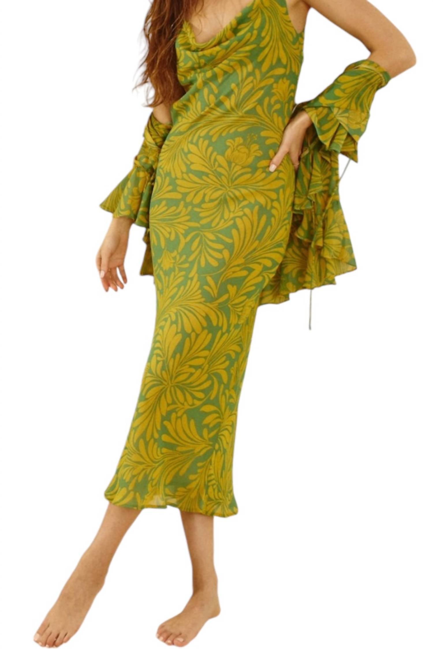 Блузка Tessa с оборками и завязкой спереди в лаймово-зеленом цвете DRESS FORUM 
Блузка Tessa с оборками и завязкой спереди в лаймово-зеленом цвете DRESS FORUM