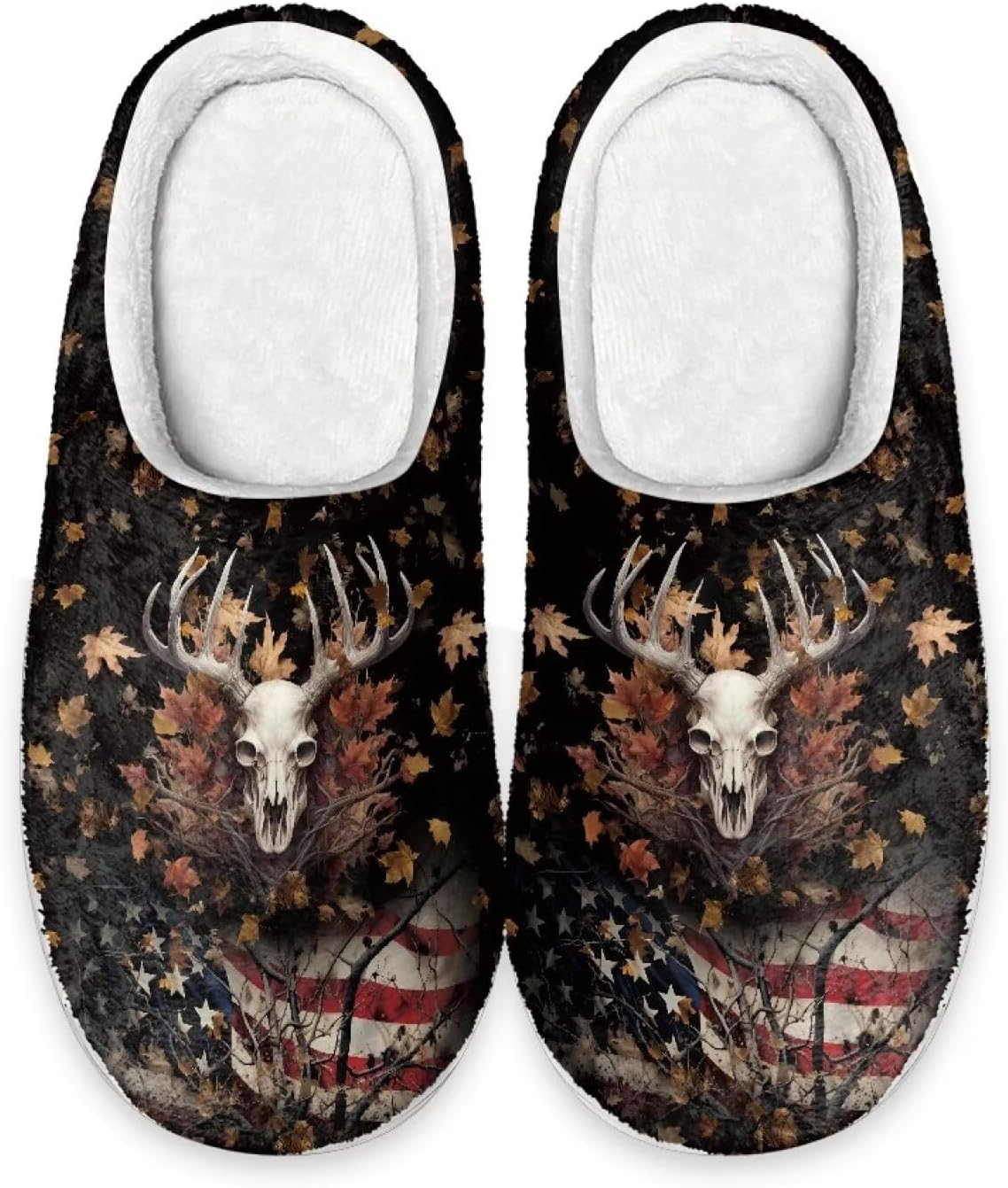 Зимние мужские мягкие плюшевые тапочки Qoiuvncy с черепом, противоскользящие, комфортные, теплые, пушистые, домашние тапочки на плоской подошве, размеры США 2-12, Horns Skull
Зимние мужские мягкие плюшевые тапочки Qoiuvncy с черепом, противоскользящие, комфортные, теплые, пушистые, домашние тапочки на плоской подошве, размеры США 2-12, Horns Skull