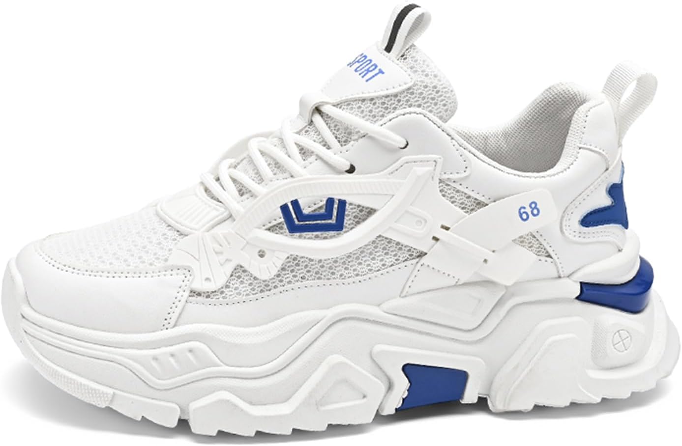 Модные мужские кроссовки, удобные износостойкие скейтбордические туфли для всех сезонов, кроссовки для тенниса, работы и прогулок Hhhchpm, белый/синий
Модные мужские кроссовки, удобные износостойкие скейтбордические туфли для всех сезонов, кроссовки для тенниса, работы и прогулок Hhhchpm, белый/синий