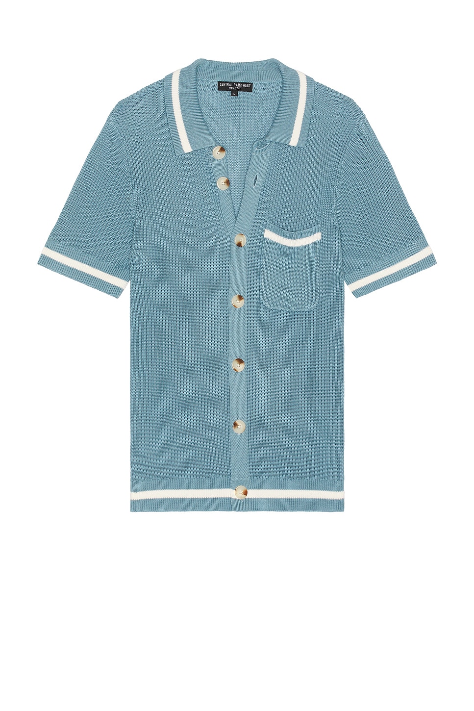 Кофта на пуговицах в стиле варсити Central Park West, blue & white
Кофта на пуговицах в стиле варсити Central Park West, blue & white