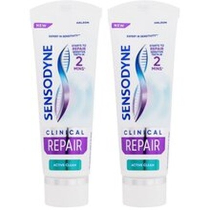 Зубная паста Clinical Repair Active Clean Duo Sensodyne
Зубная паста Clinical Repair Active Clean Duo Sensodyne