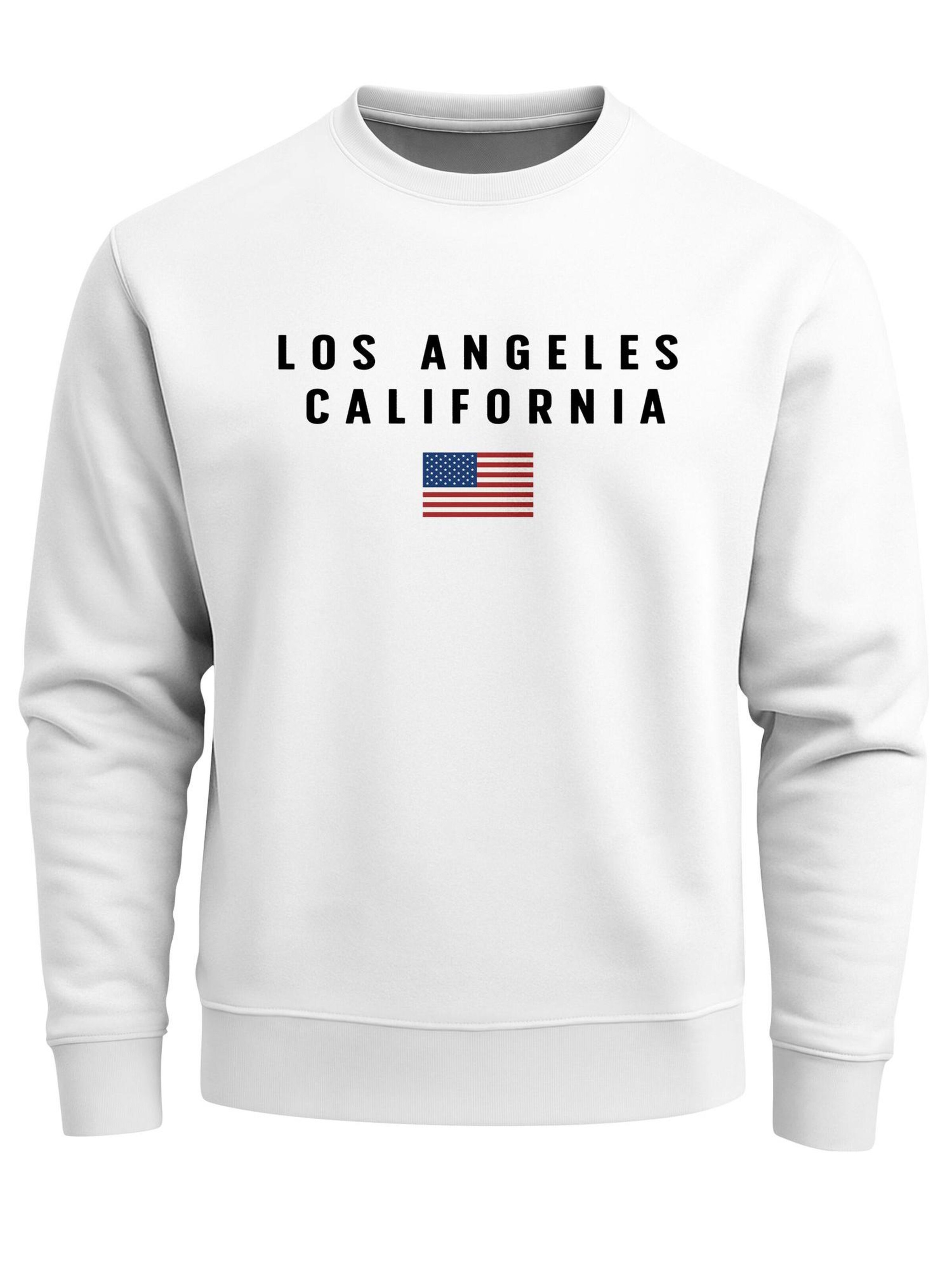 Neverless Свитшот 'California' в белом цвете
Neverless Свитшот 'California' в белом цвете